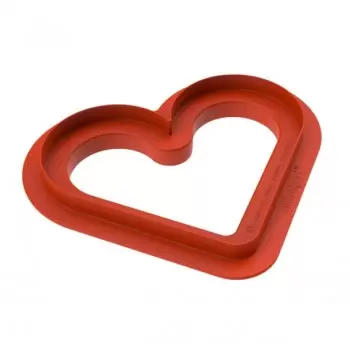 Silikomart LEVEL HEARTS 580 Mold - 190mm x 155mm x H 12.5mm - 580ml