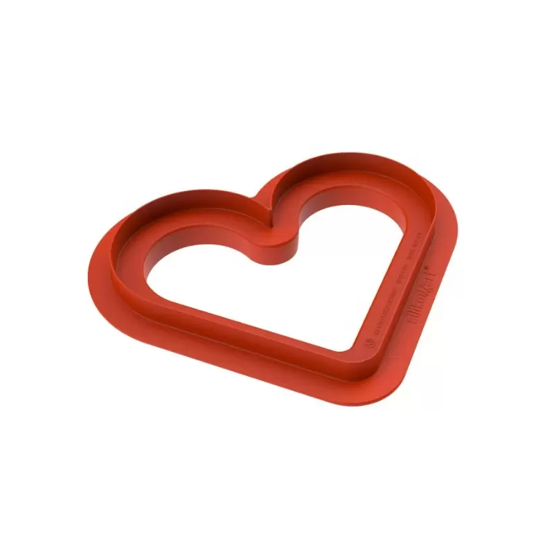 Silikomart LEVEL HEARTS 580 Mold - 190mm x 155mm x H 12.5mm - 580ml