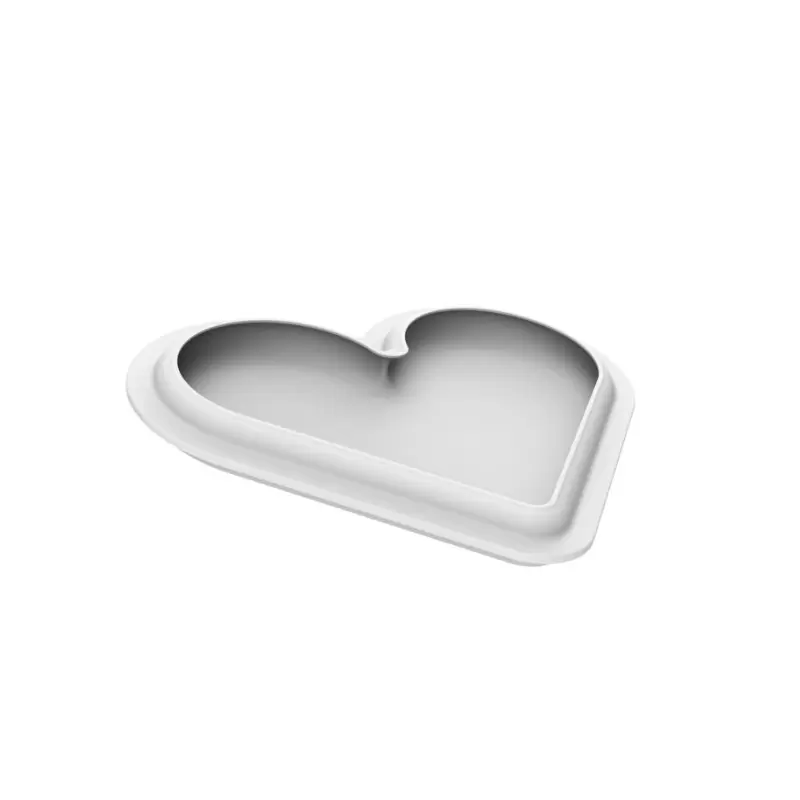 Silikomart LEVEL HEARTS 580 Mold - 190mm x 155mm x H 12.5mm - 580ml