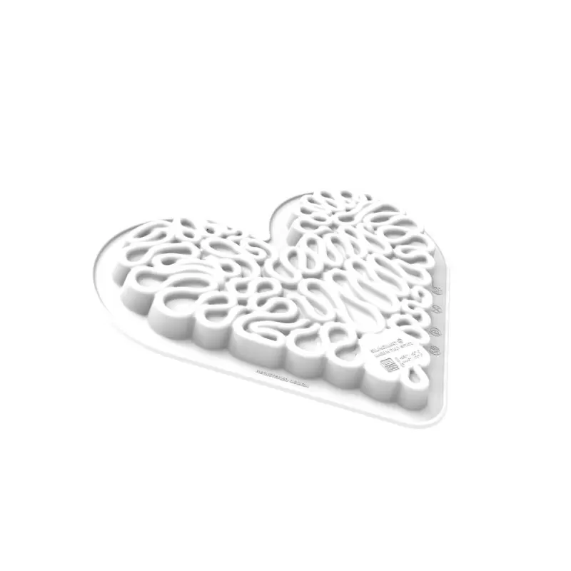 Silikomart LEVEL HEARTS 580 Mold - 190mm x 155mm x H 12.5mm - 580ml