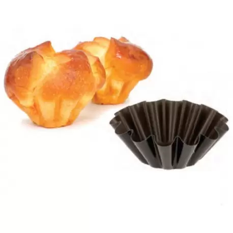 Non-stick Fluted Brioche Mold - Ø 14 x h 5 cm