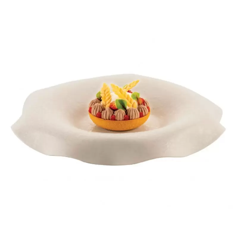 Silikomart Naturae Spiga Ears of Wheat Decoration Silicone Mold - 55mm x 17mm x h 3mm - 1ml - 49 cavity