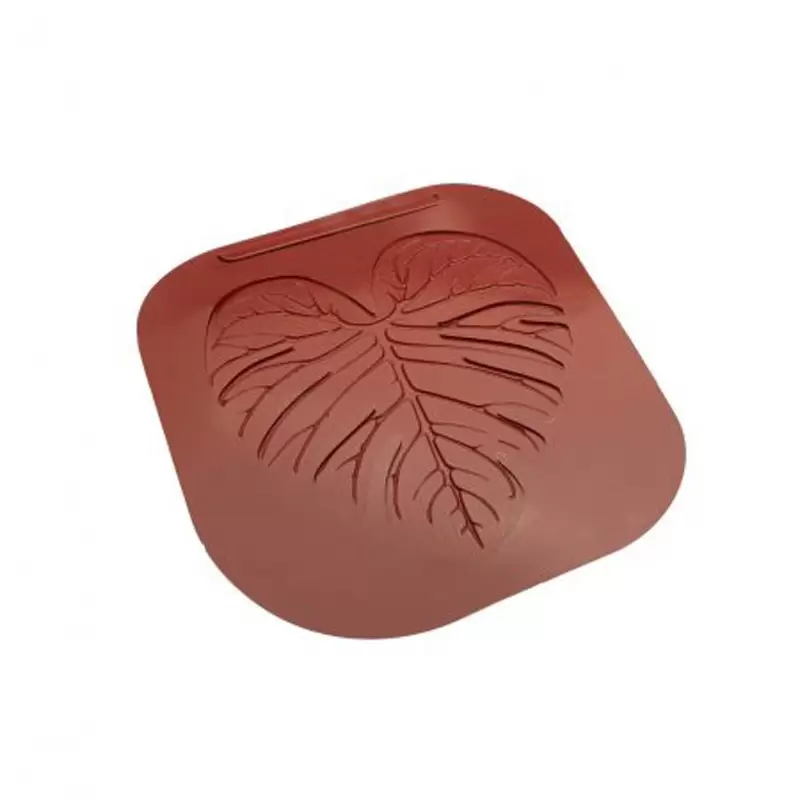 SILMAE Professional Silicone Deliciosa Leaf Decorative Sugar Chablon Mold - 195mm x 180mm x h 0.8mm