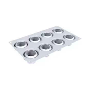 Silikomart Daisy 60 Flower Silicone Pastry Mold - ø 58mm h x 41 mm - 62ml - 8 cavity