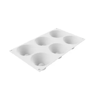 Silikomart Vesuvio 85 Volcano Silicone Pastry Mold - ø 80mm h x 40 mm - 85ml - 6 cavity