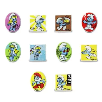 Prime Premium Assorted Galette des Rois Feves King Cakes Charms - Smurfs Collection - Pack of 100