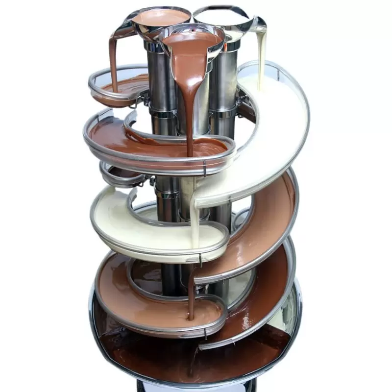 Trifecta Clear Triple Chocolate Fountain – 46”