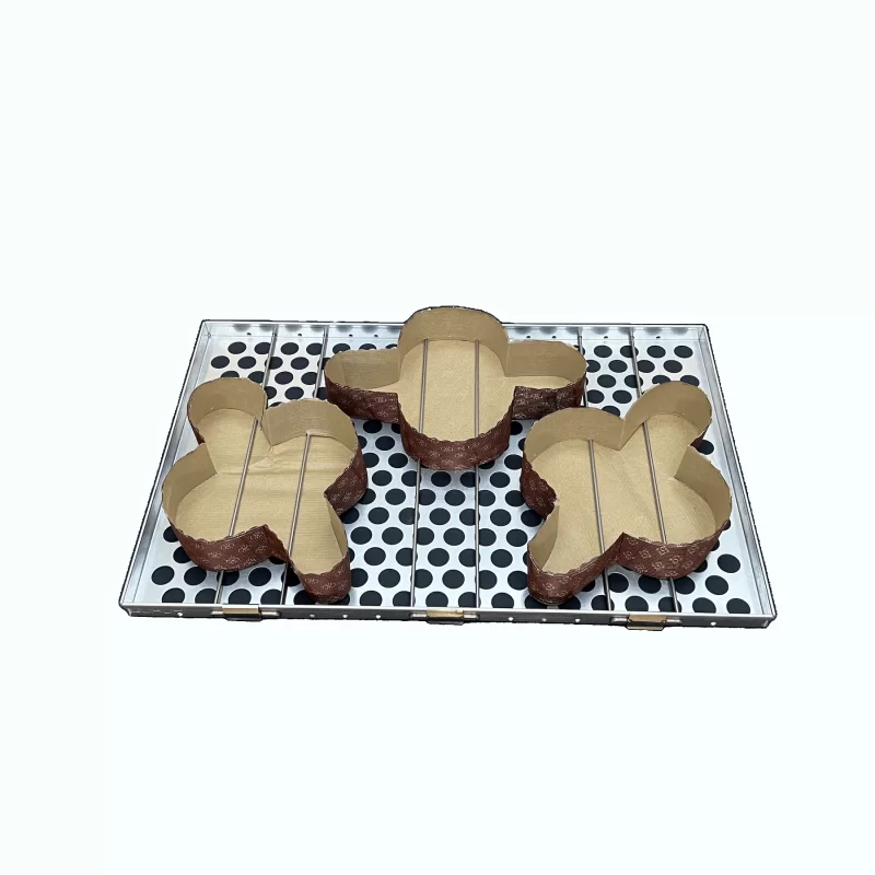 Girapanettoni Aluminum Panettone Baking Tray with Pin Locking Clamps - 40cm x 60cm