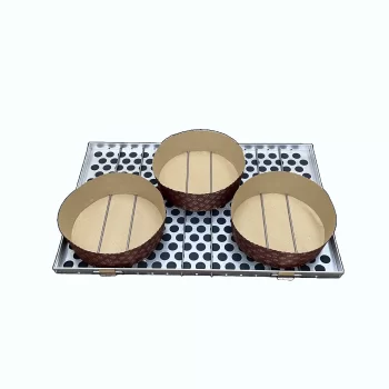 Girapanettoni Aluminum Panettone Baking Tray with Pin Locking Clamps - 40cm x 60cm