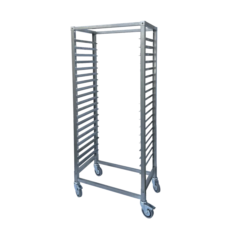 Smart Tray Trolley with Adjustable Guides and Anti-Release System - 60cm x 40cm