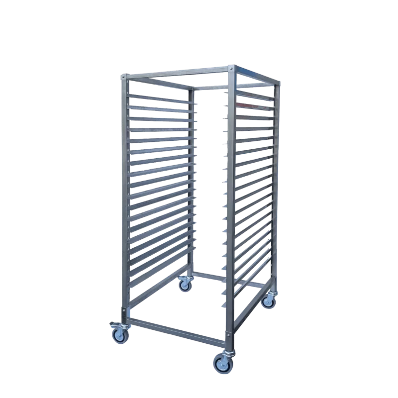 Smart Tray Trolley with Adjustable Guides and Anti-Release System - 60cm x 80cm