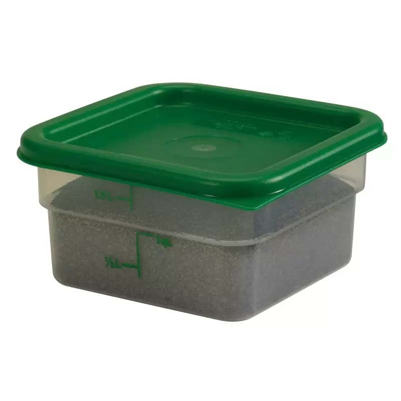 Cambro Classic Camsquares Food Storage Container - 2 QT - Translucent