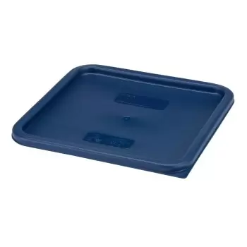 Cambro Camsquares Food Storage PolyCover Lids - Fits 12 qt, 18 qt and 22 qt - Midnight Blue