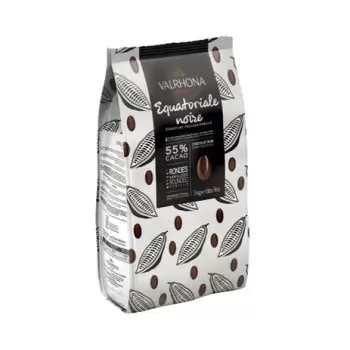 Valrhona Chocolate Couverture Equatoriale Noire 55%