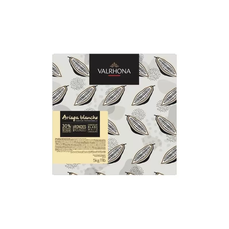 Valrhona Chocolate Couverture Ariaga Blanche 30%