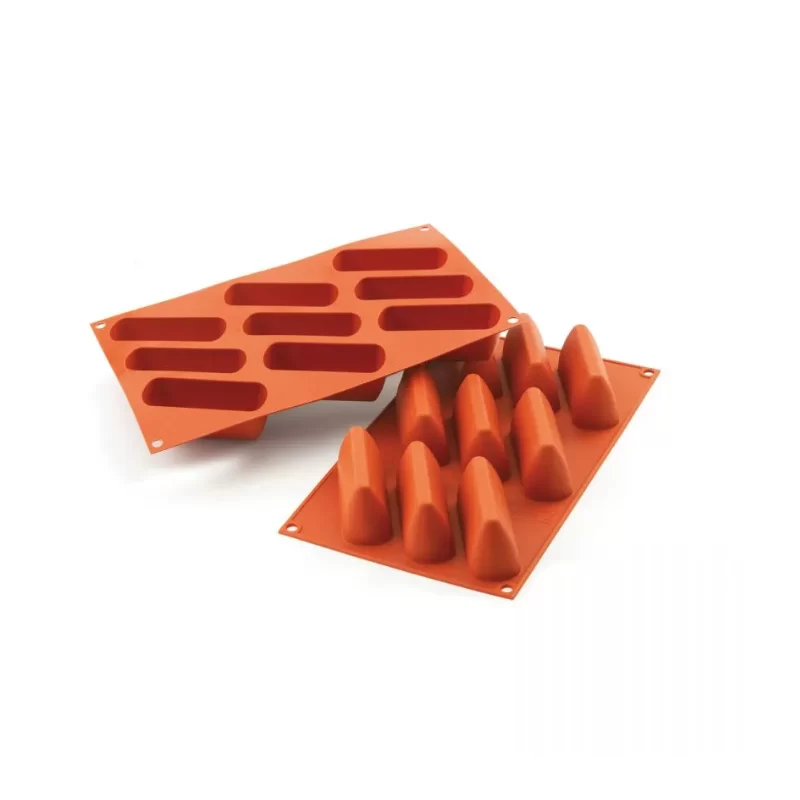 Silikomart Nonstick Silicone Mold - Gianduiotto - SF126 - 93x31x42 mm