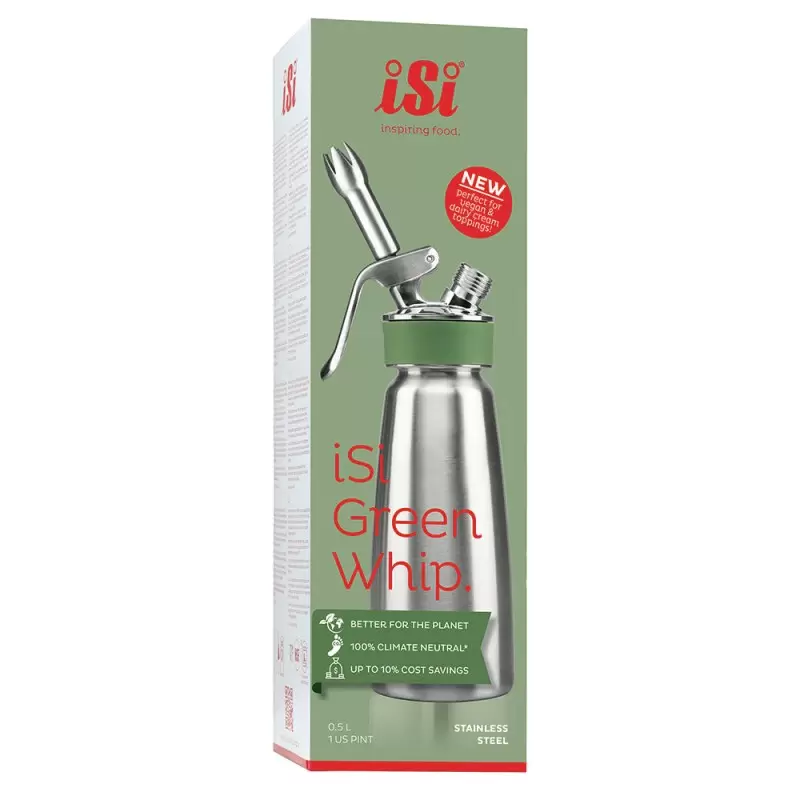 iSi Eco Series Green Whip Professional Cream Whipper - 1 Pint