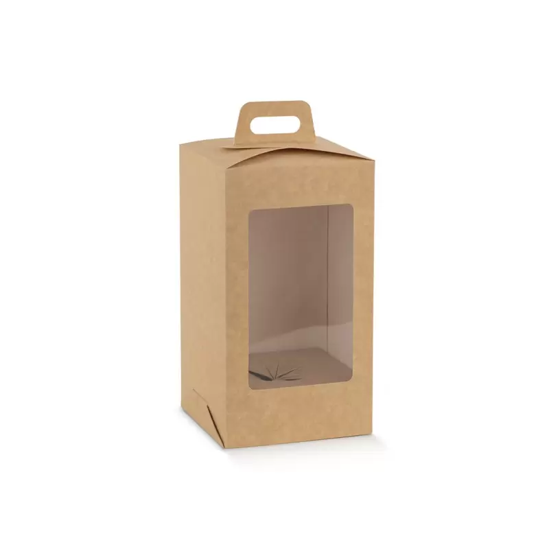 Natural Kraft Confectionery Box For Easter Eggs and Chocolate - 150 mm x 150 mm x 270 mm - Pack of 25