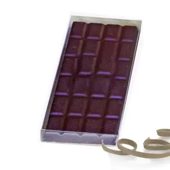 Clear Transparent Confectionery Plastic Box for chocolate tablet and bar - 160 mm x 78 mm x 15 mm - Pack of 20