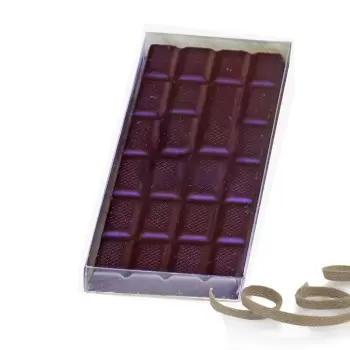 Clear Transparent Confectionery Plastic Box for chocolate tablet and bar - 160 mm x 75 mm x 20 mm - Pack of 20