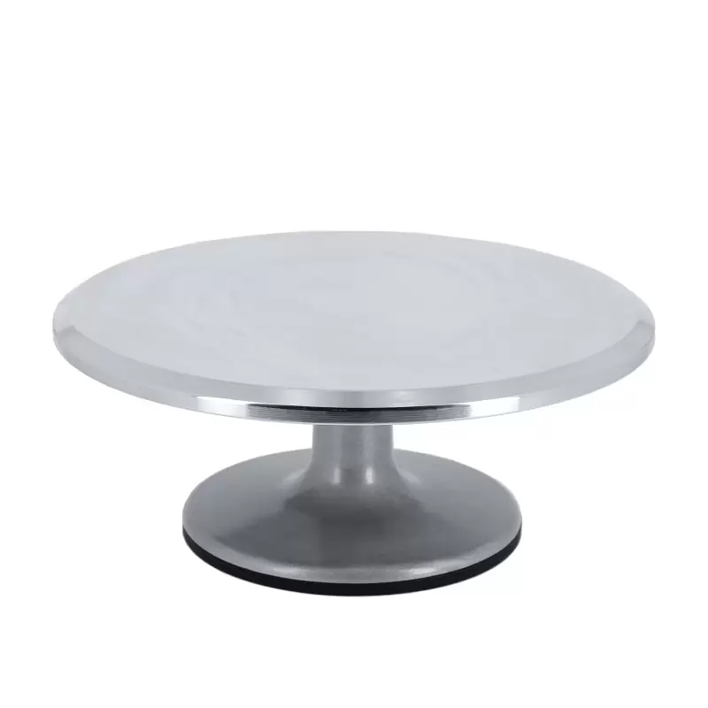 Heavy Duty Aluminum Round Manual Cake Turntable - 290mm