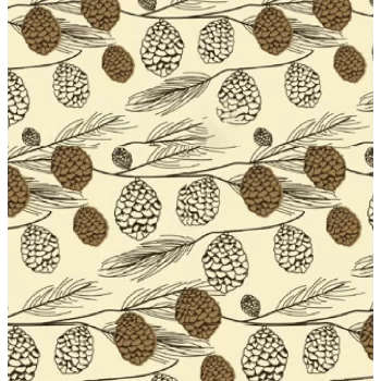 Pine Cones Chocolate Transfer Sheets - 300 mm x 400 mm - 10 sheets