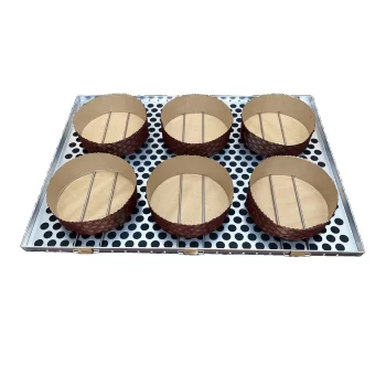 Girapanettoni Aluminum Panettone Baking Tray with Pin Locking Clamps - 60cm x 80cm