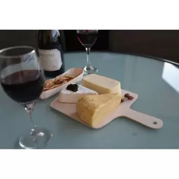 Wooden Square Medium Cheese Board 8'' x 8'' - 100 pcs