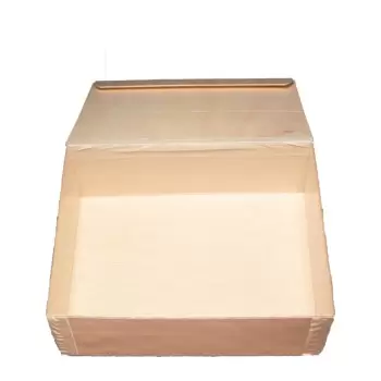 11x8x2 Wooden Collapsible Box w/ Attached Lid - 100 pcs