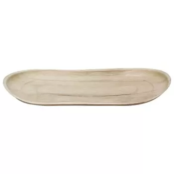 Palm Leaf Oval Tray 12X22 - 50 pcs