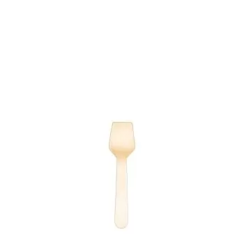 4" Heavy Wooden Tasting - Spoon - 2500 pcs