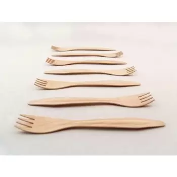 7" Heavy Weight Wooden - Fork - 1000 pcs