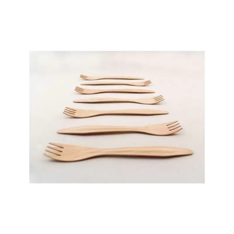 7" Heavy Weight Wooden - Fork - 1000 pcs