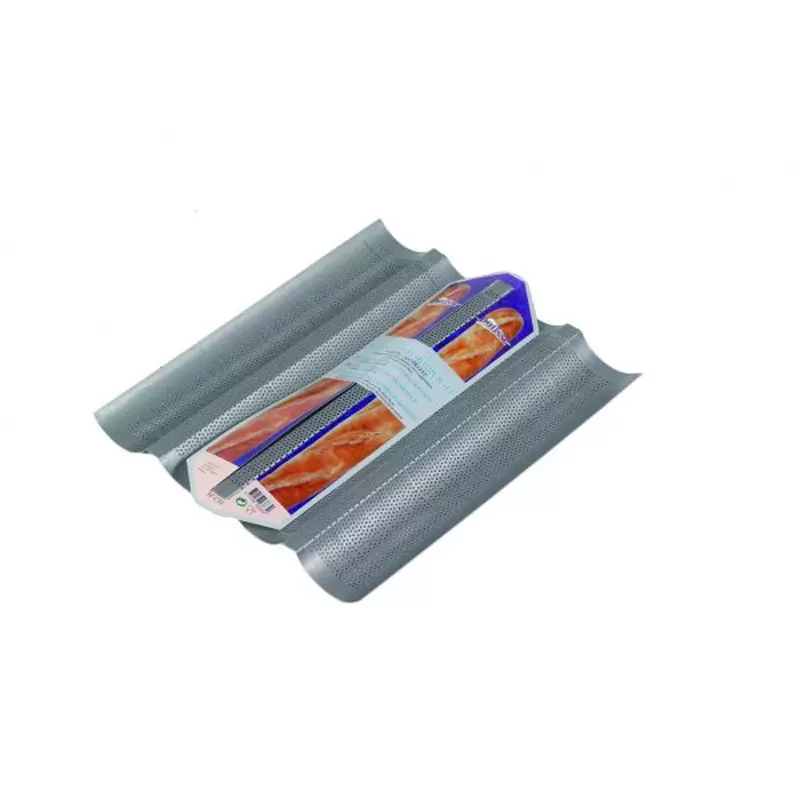 French Bread Baguette Pan - 38 x 33cm - 4 Channels