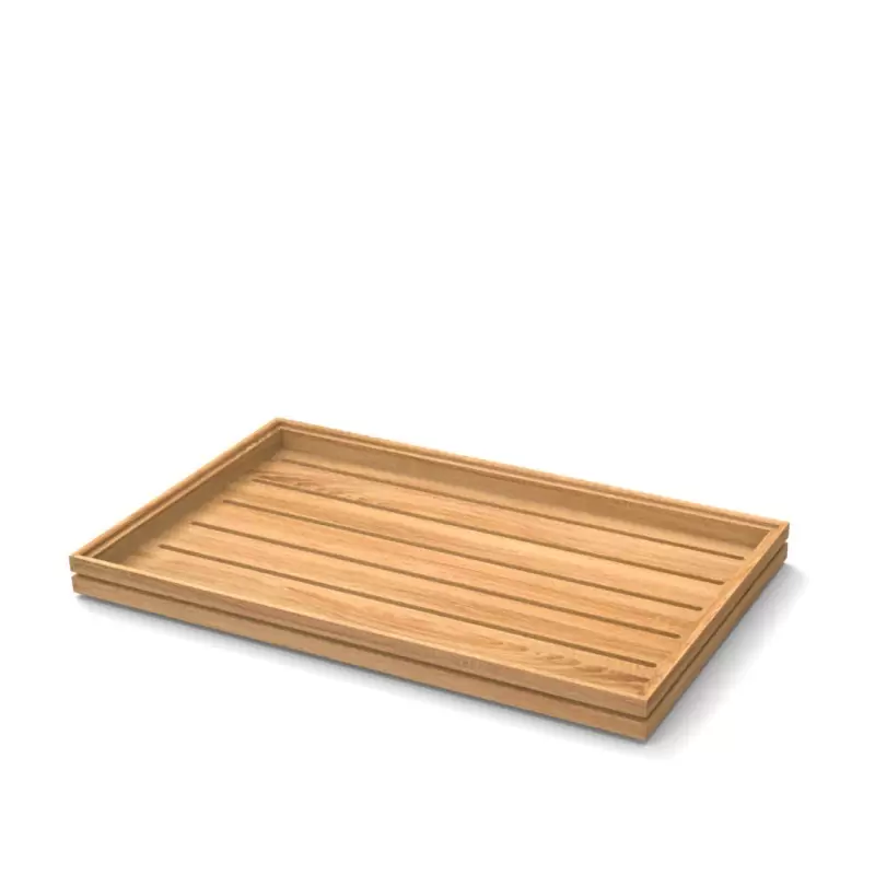 Craster Flow Oak 1.1 Tray 530 × 325 × 40 mm