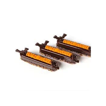 Belgian Chocolate Decoration- Halloween Bats - Dark -150 pcs