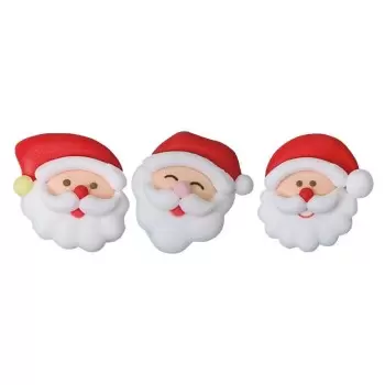 Royal Icing Sugar Decoration - Santa Clause - 225 pcs