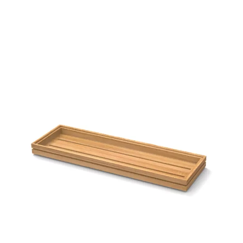 Craster Flow Oak 2.4 Tray 530 × 162.5 × 40 mm