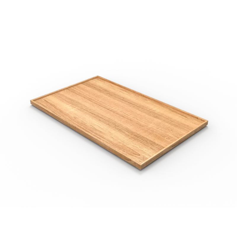 Craster Flow Oak 1.1 Bento Tray Lid 530 × 325 × 20 mm