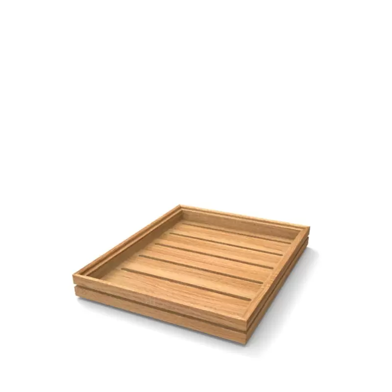 Craster Flow Oak 1.2 Bento Tray Lid 325 × 265 × 20 mm