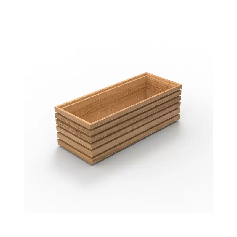 Craster Flow Oak 1.8 Bento Tray 325 × 132 × 110 mm