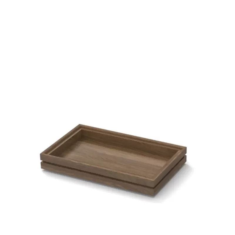 Craster Flow Walnut 1.4 Tray 265 × 162.5 × 40 mm