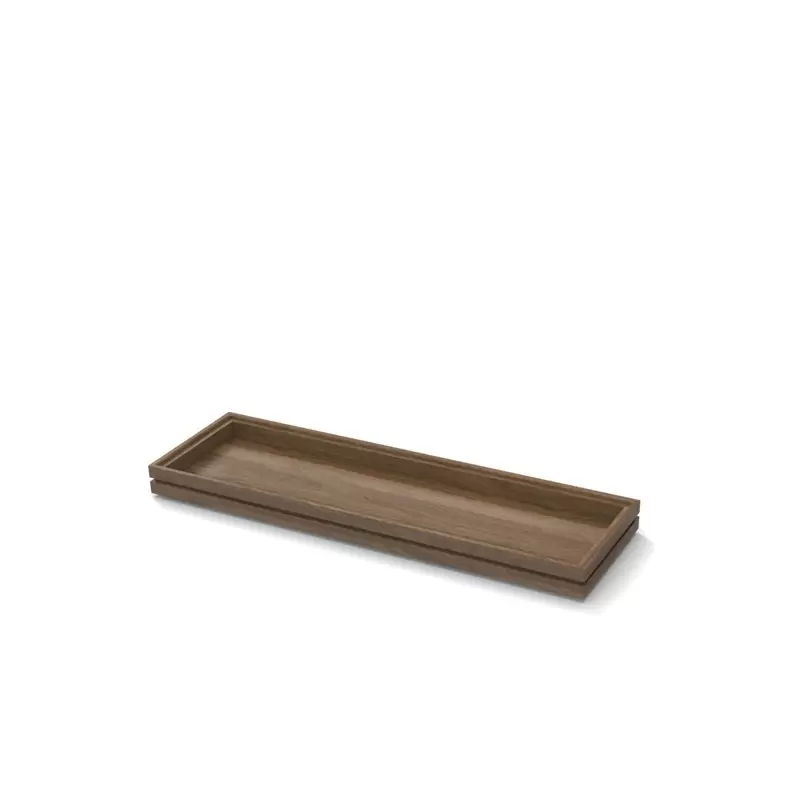 Craster Flow Walnut 2.4 Tray 530 × 162.5 × 40 mm