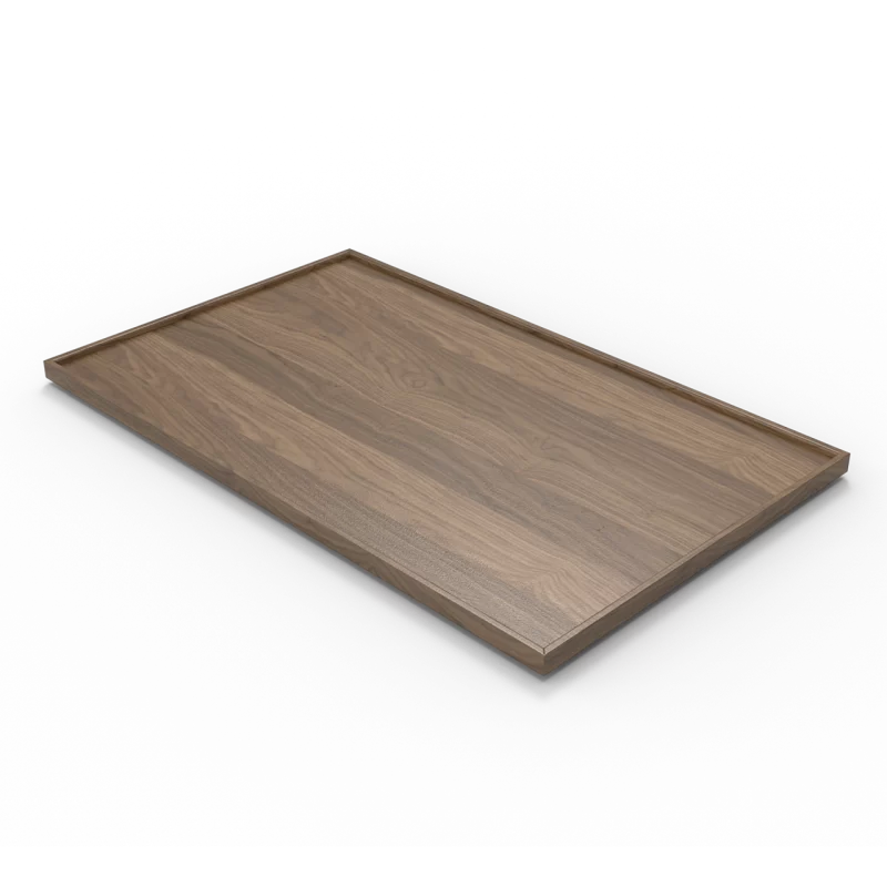 Craster Flow Walnut 1.1 Bento Tray Lid 530 × 325 × 20 mm