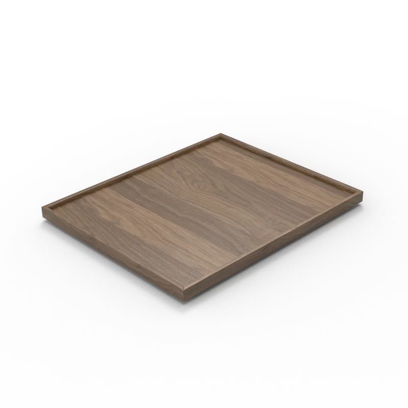 Craster Flow Walnut 1.2 Bento Tray Lid 325 × 265 × 20 mm