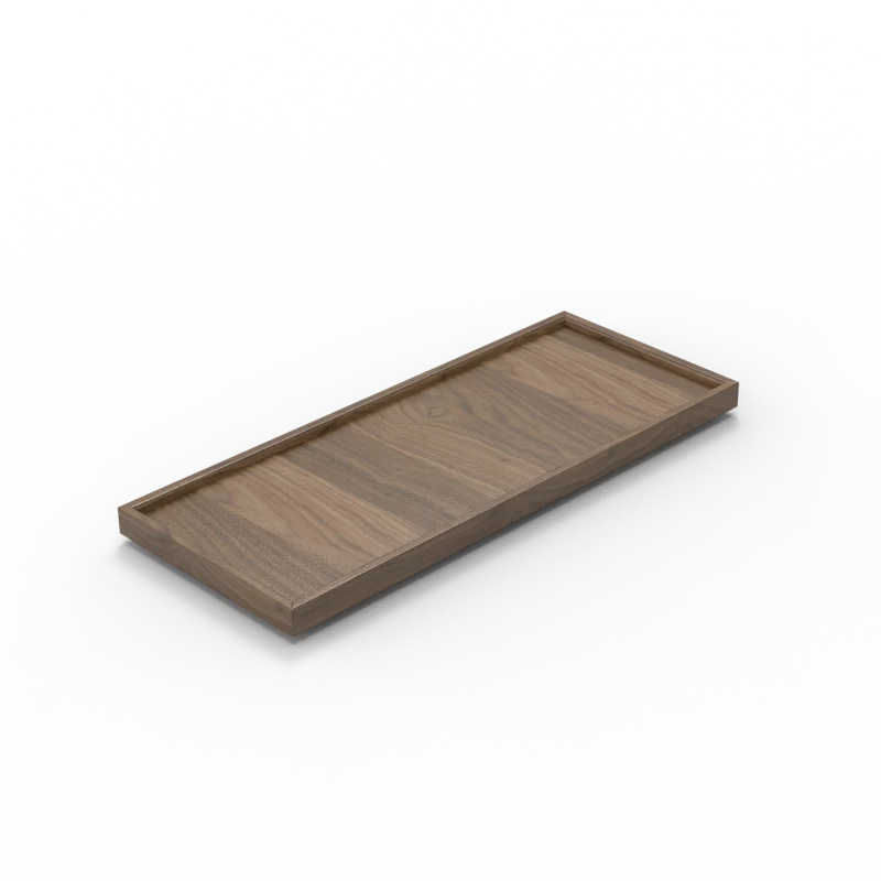 Craster Flow Walnut 1.8 Bento Tray Lid 325 × 132 × 20 mm