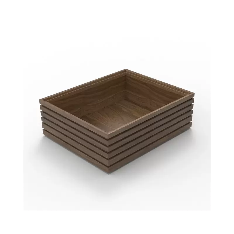 Craster Flow Walnut 1.2 Bento Tray 325 × 265 × 110 mm