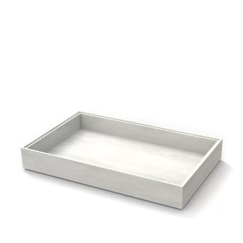 Craster Flow Tall White 1.1 Tray 530 × 325 × 75 mm