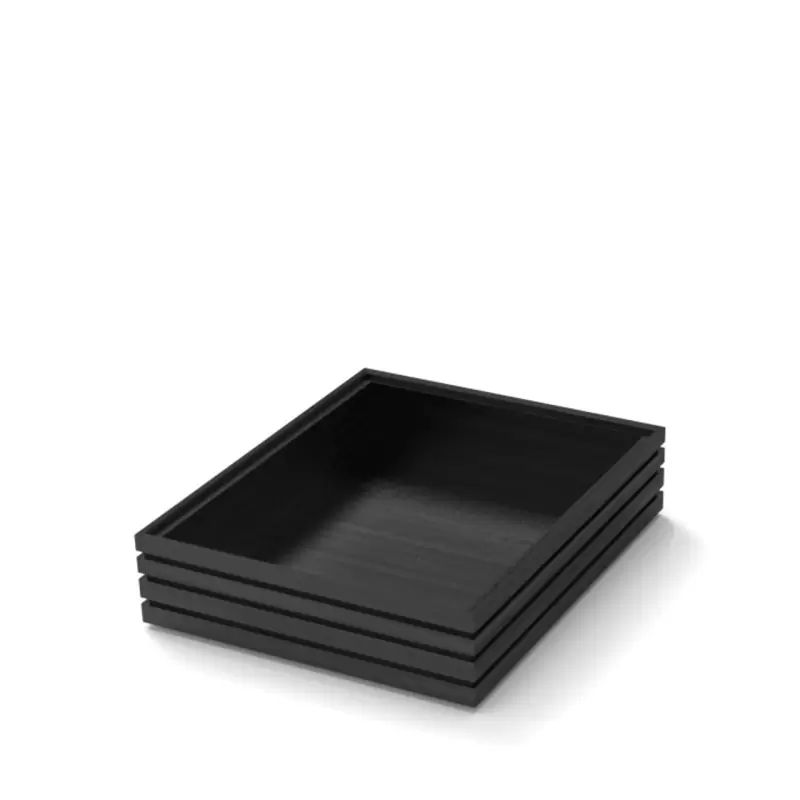 Craster Flow Tall Black 1.2 Tray 325 × 265 × 75 mm