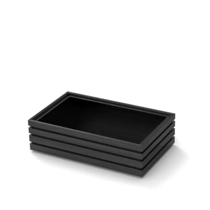 Craster Flow Tall Black 1.4 Tray 265 × 162.5 × 75 mm